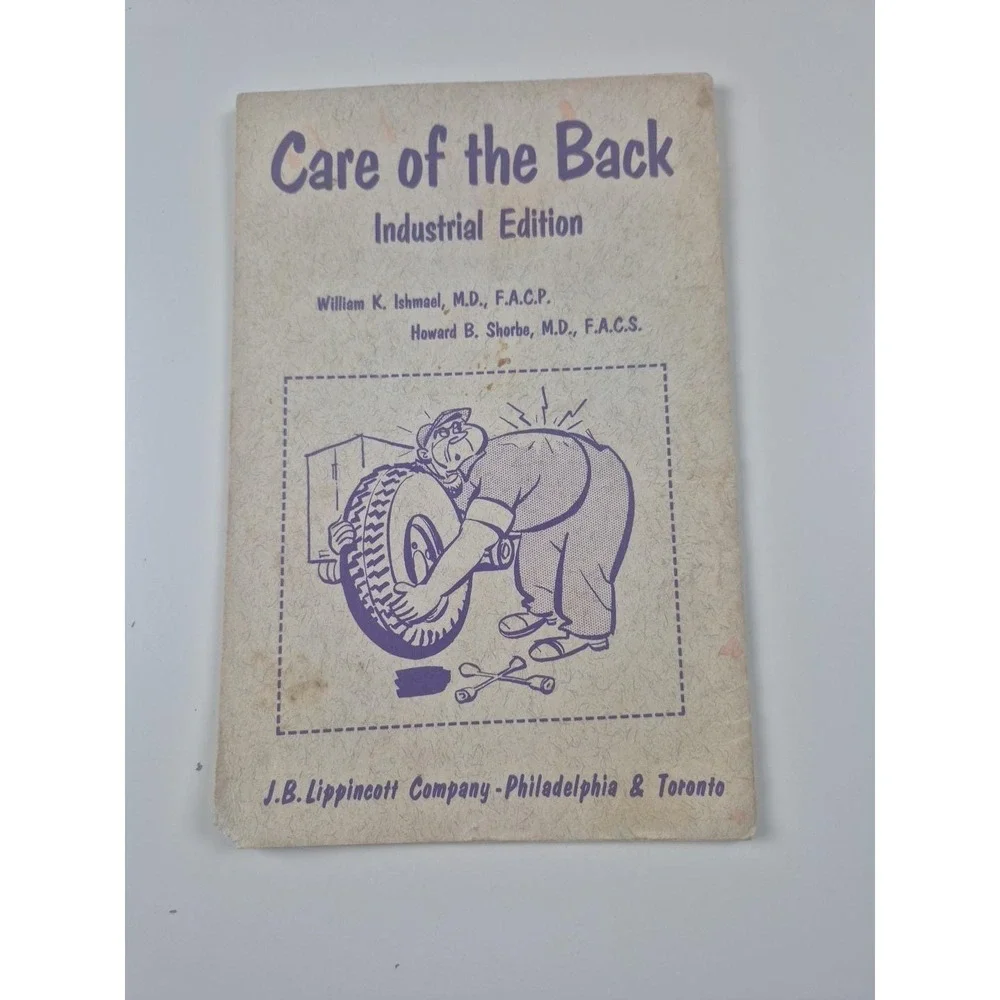 1964 paper booklet‎ Great Northern Railroad Employee Safety care of the Back